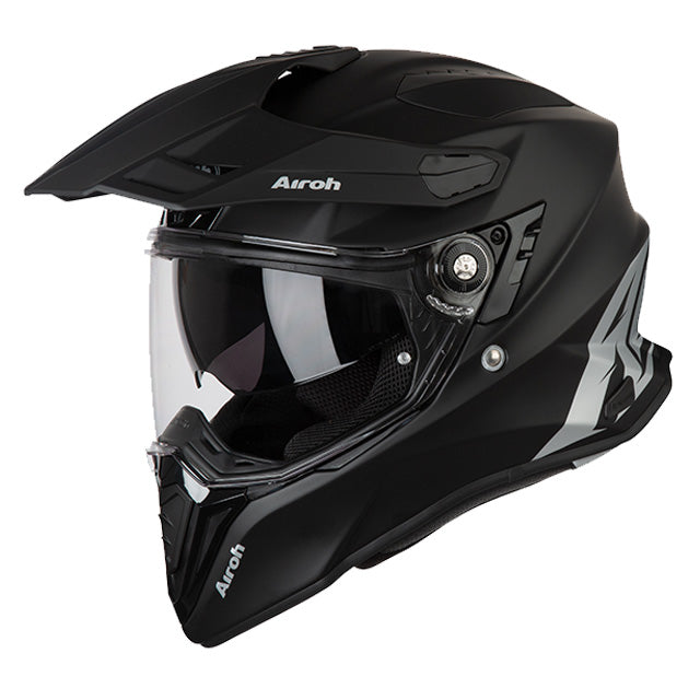 Commander Solid Matt Black Helmet