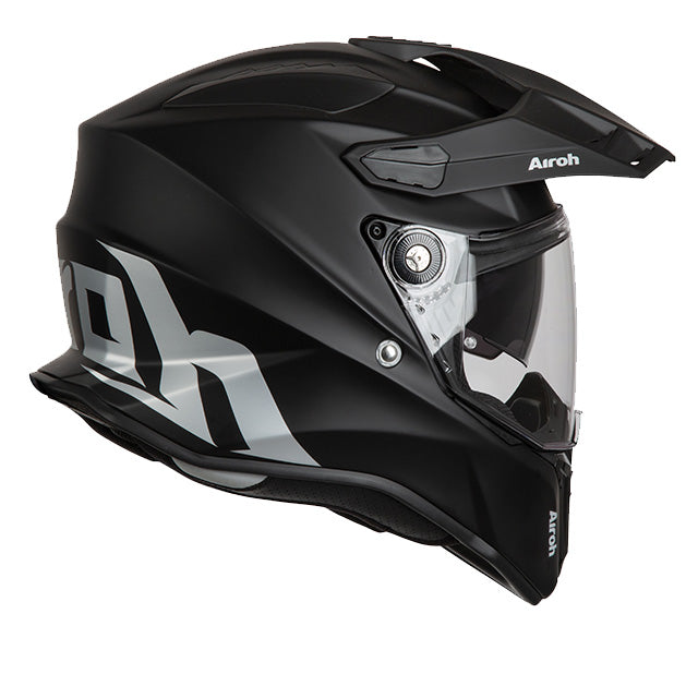 Commander Solid Matt Black Helmet