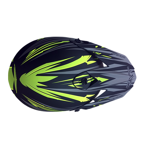 Zenith Iii Black/Fluro Helmet - Bikerr