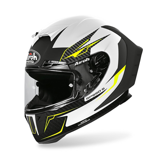 Gp550 S ‘Venom’ White Matt Helmet - Bikerr