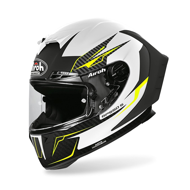 Gp550 S ‘Venom’ White Matt Helmet - Bikerr