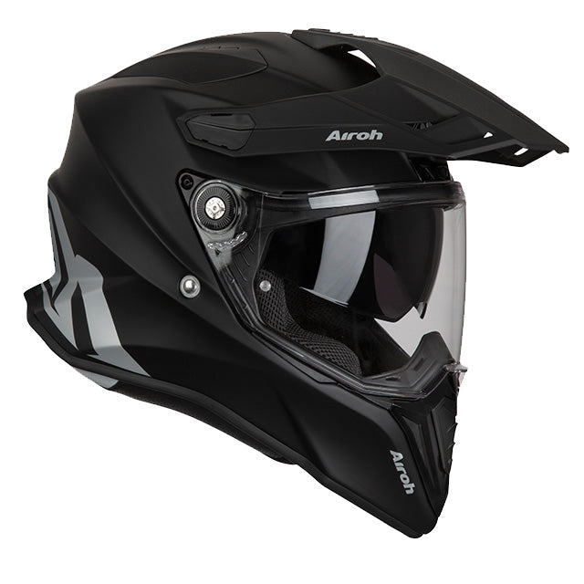 Commander Solid Matt Black Helmet