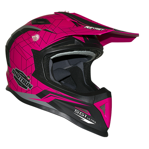 Sg1 Ultra Shotgun Matt Magenta Helmet - Bikerr