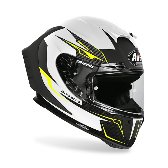 Gp550 S ‘Venom’ White Matt Helmet - Bikerr