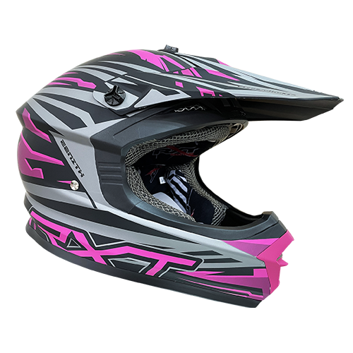 Zenith Iii Black/Magenta Helmet - Bikerr