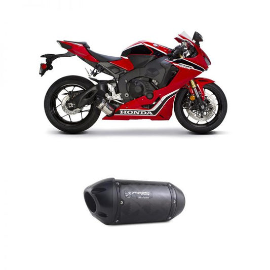 Slip On Carbon Honda Cbr1000 Rr (17 18) S1 R Black