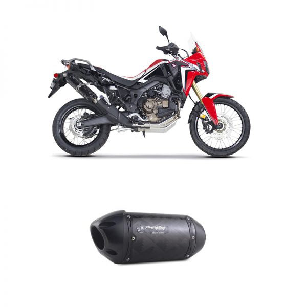 Slip On Carbon Honda Africa Twin (17 19) S1 R Black