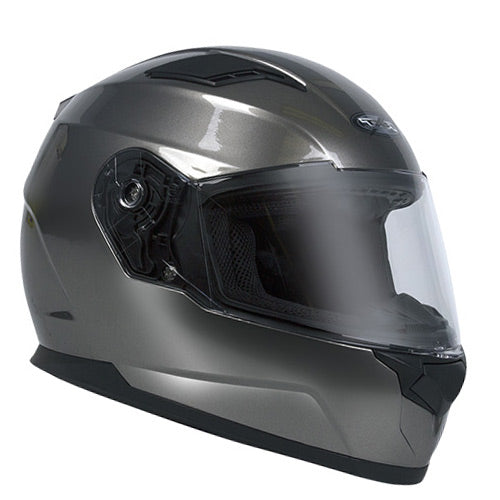 817 Street Dark Silver Helmet - Bikerr