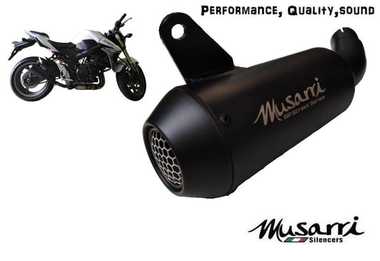 Suzuki GSR750 11-16 / GSXS750 16-21 - Musarri Street Series GP Slip-on Exhaust - Bikerr