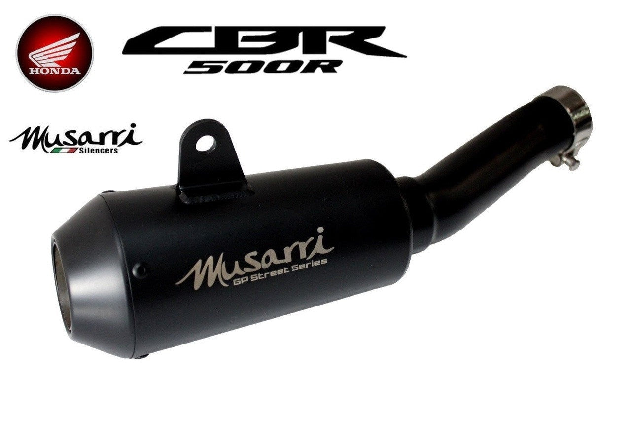 Honda CB500 X / F 2019-2022 - Musarri Street Series GP Slip-on Exhaust - Bikerr