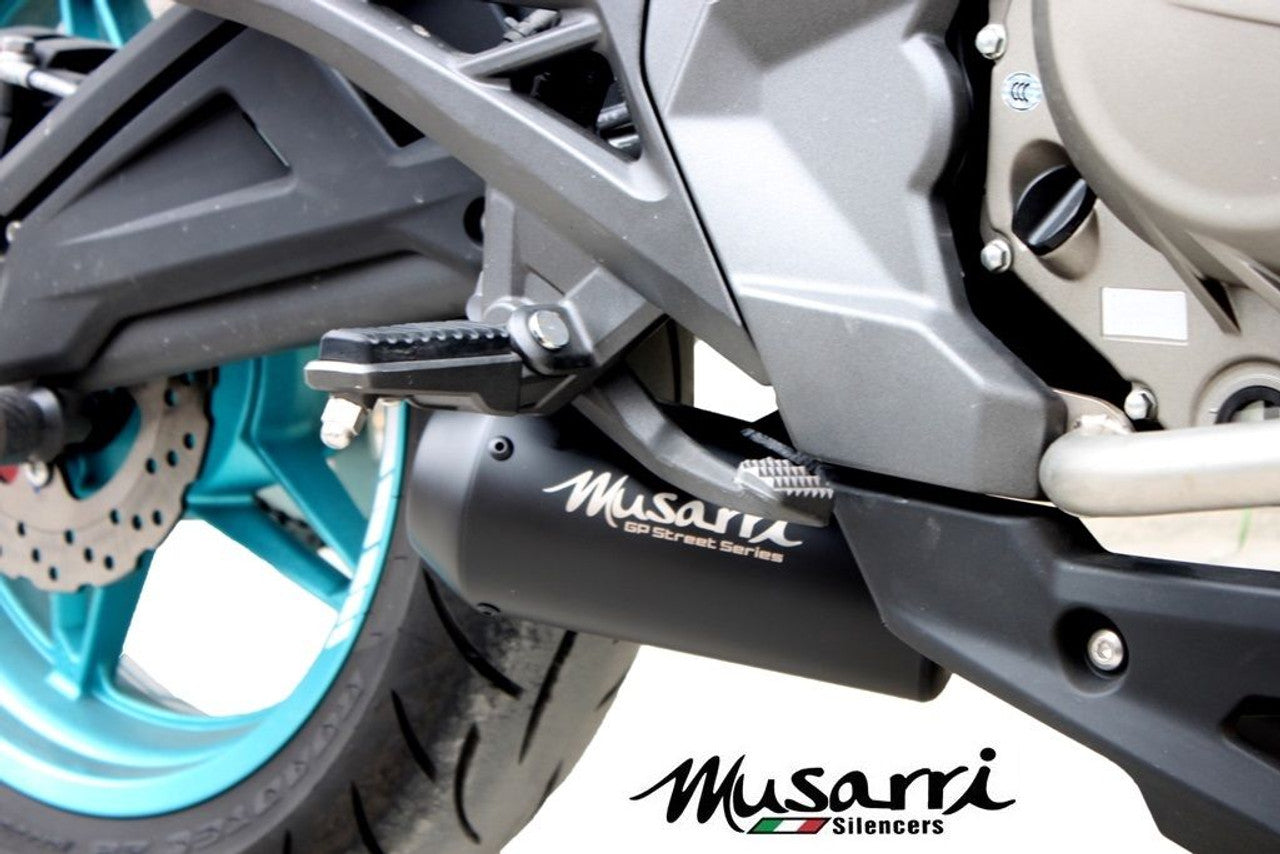 Kawasaki ER6 2005-2011 - Musarri Street Series GP SS Slip-on Exhaust - Bikerr