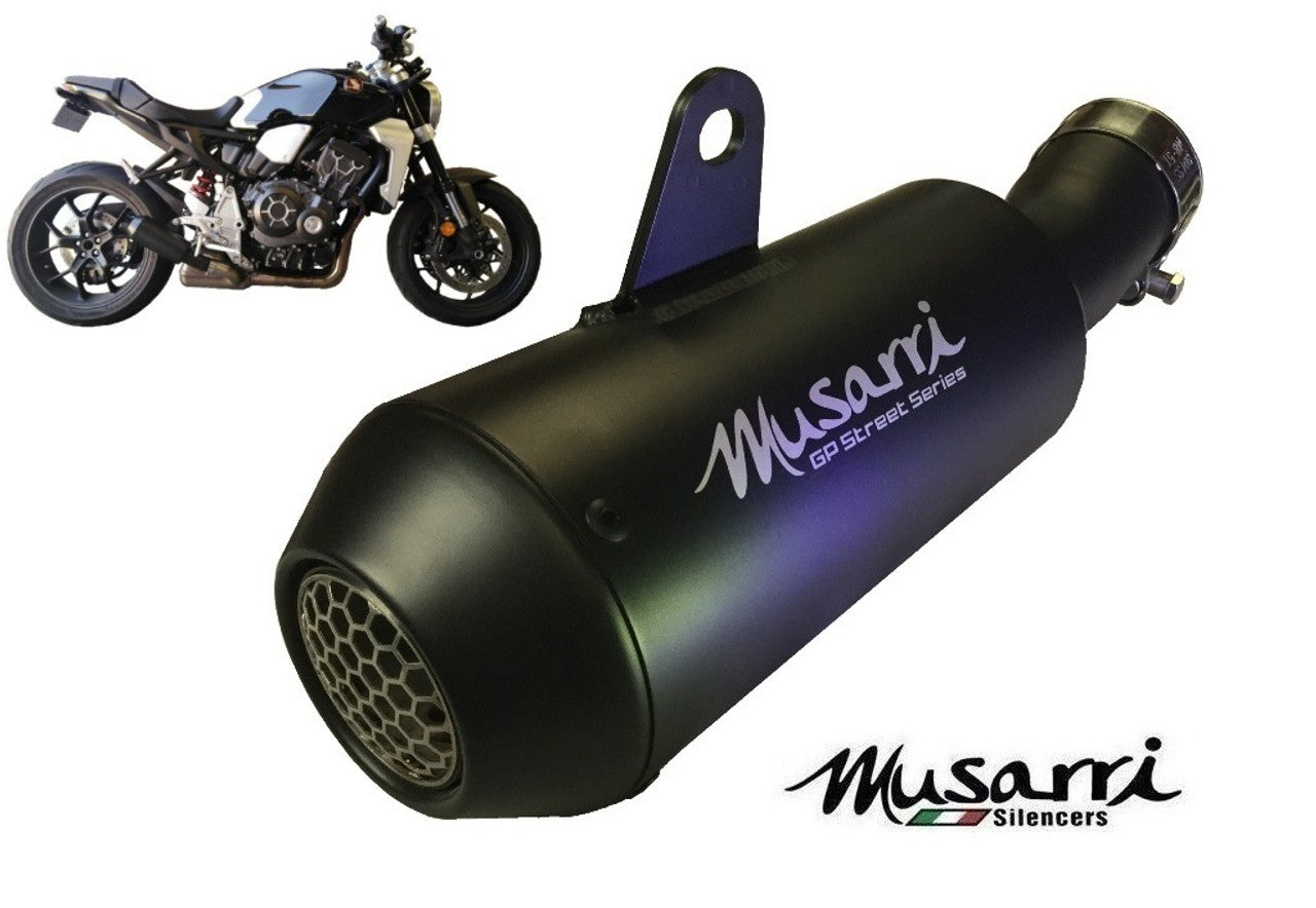 Honda CB1000R Neo 2018-2022 - Musarri Street Series GP Slip-on Exhaust - Bikerr