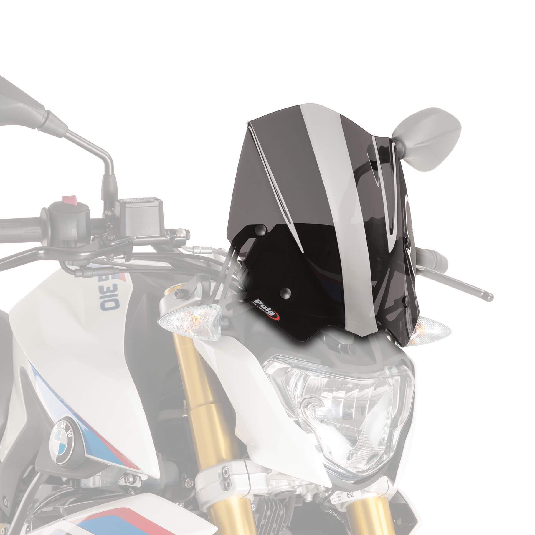 Puig Sport Screen | Dark Smoke | BMW G310 R 2016>2018 - Bikerr