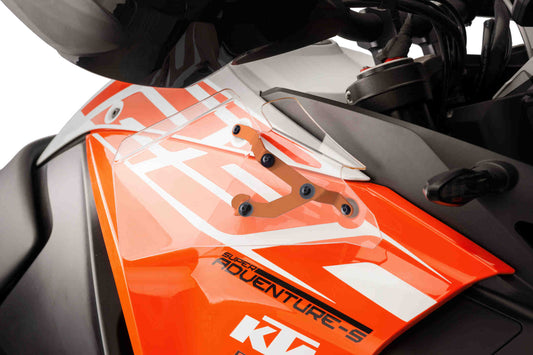 Puig Upper Wind Deflectors | Clear | KTM 1090 Adventure 2017>2020 - Bikerr