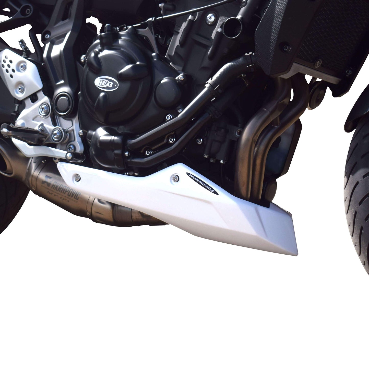 Belly Pan | Gloss White | Yamaha MT-07 2013>