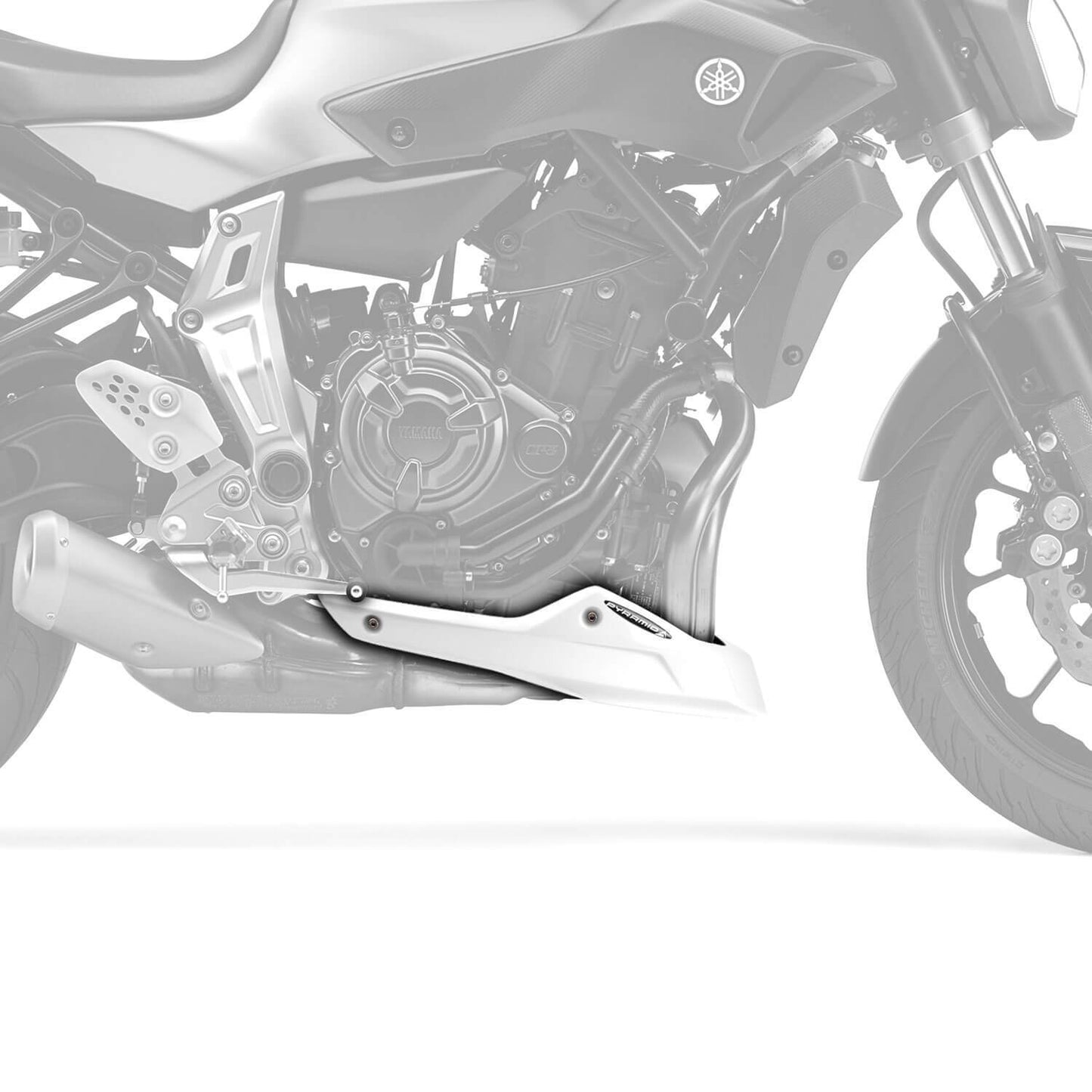 Belly Pan | Gloss White | Yamaha MT-07 2013>