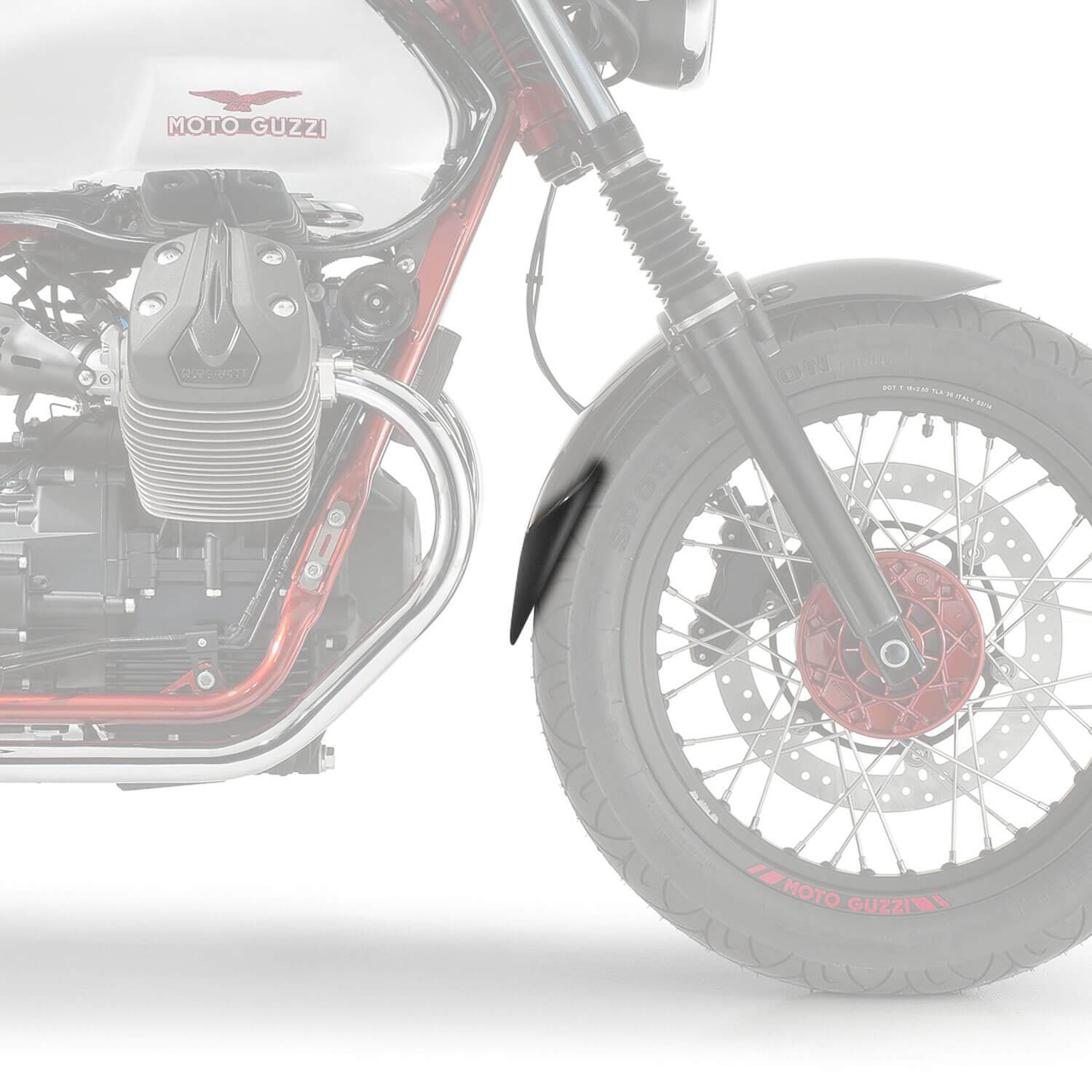 Extenda Fenda | Matte Black | Moto Guzzi V7 Clubman Racer 2010>2015 - Bikerr