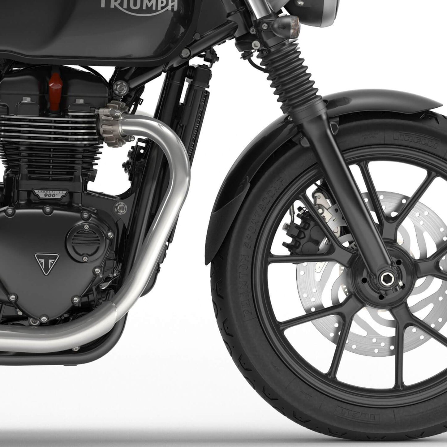 Extenda Fenda | Matte Black | Triumph Street Cup 2017> - Bikerr