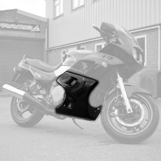 Fairing Lowers | Gloss Black | Triumph Sprint 900 1993>1998 - Bikerr