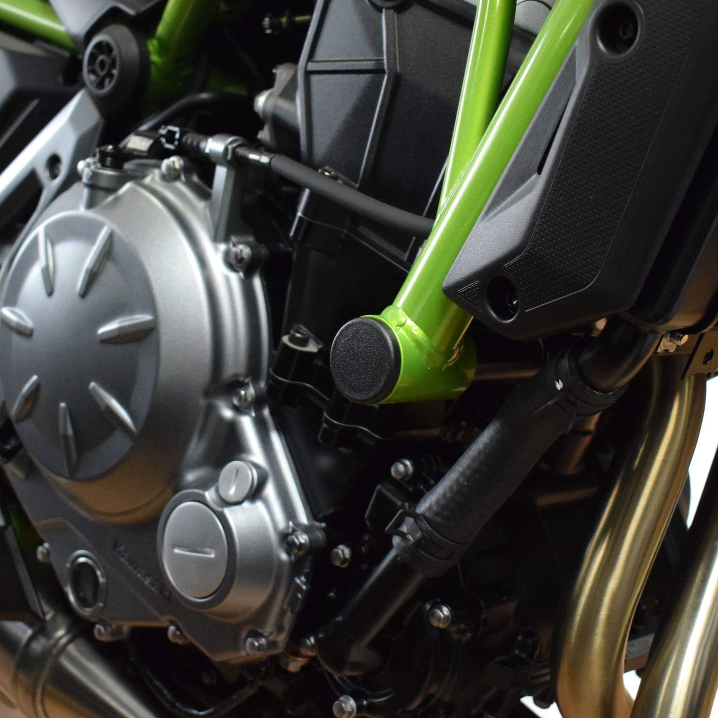 Frame End Caps | Matte Black | Kawasaki Ninja 650 R 2017>