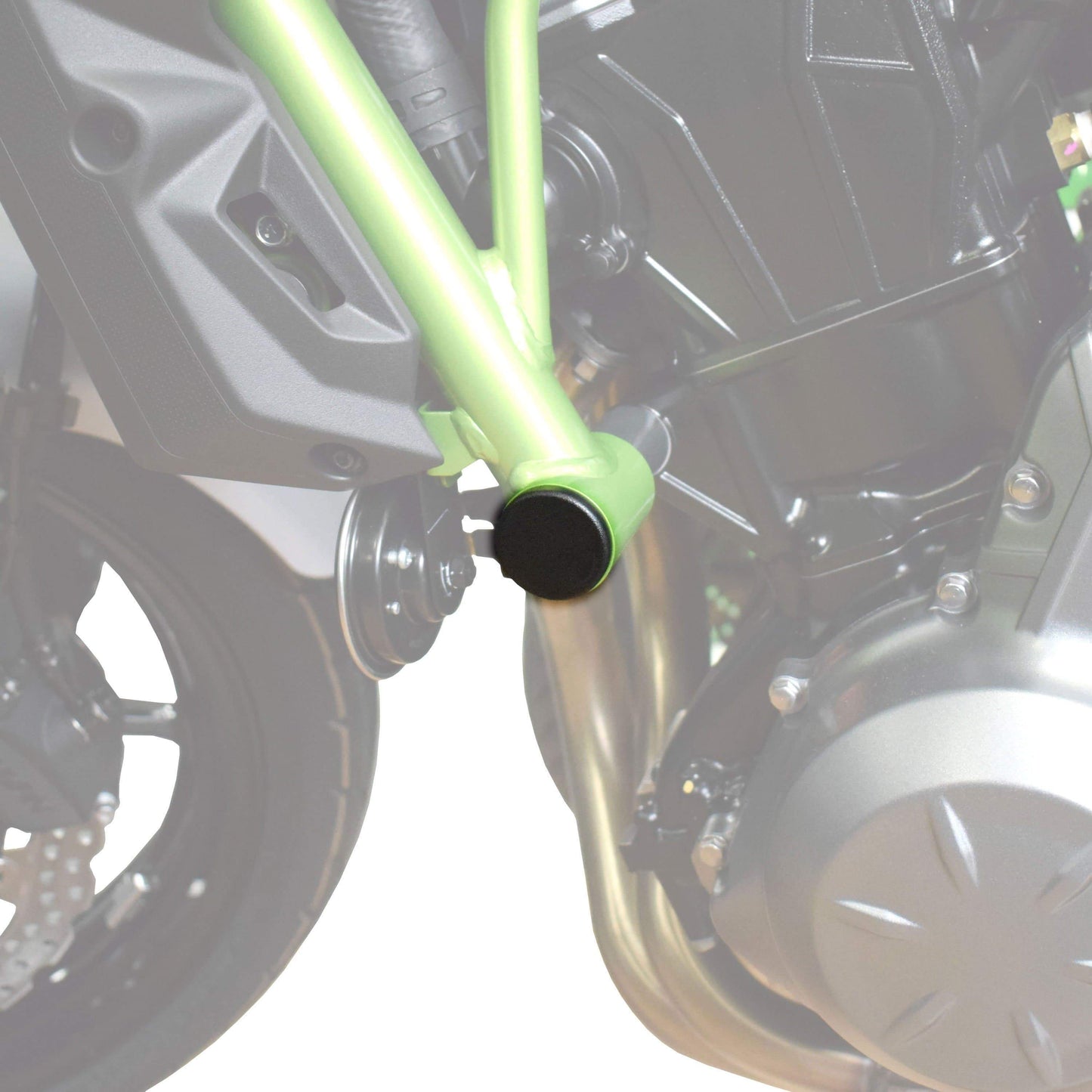 Frame End Caps | Matte Black | Kawasaki Ninja 650 R 2017>