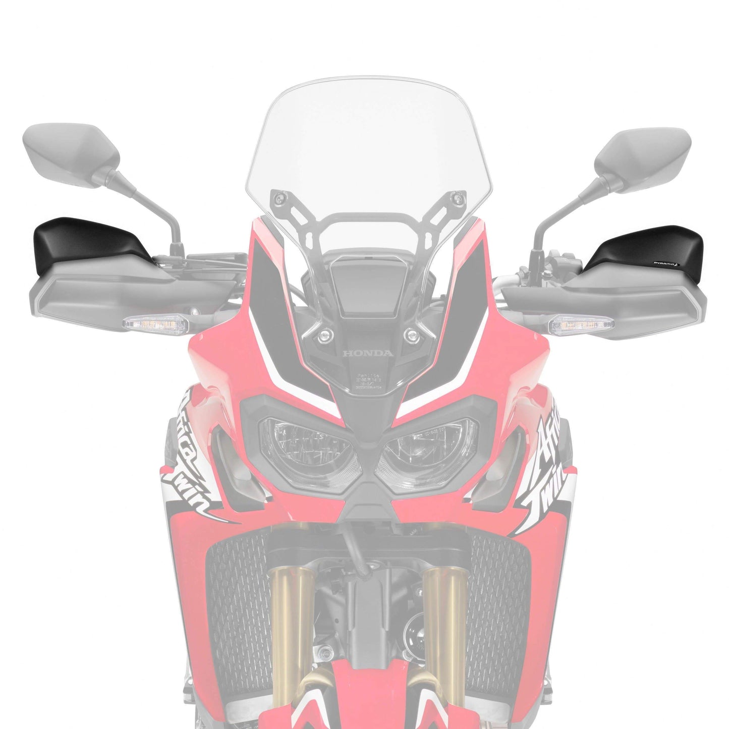 Handguard Extensions | Matte Black | Honda CRF 1000 L Africa Twin 2016>2019