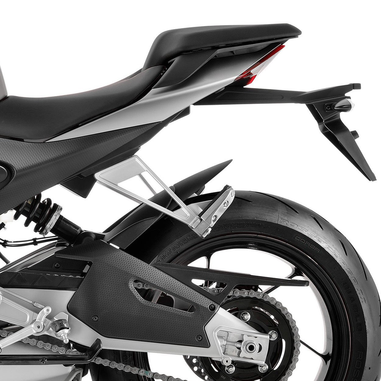 Hugger Extension | Matte Black | Aprilia RSV4 Factory 2021> - Bikerr