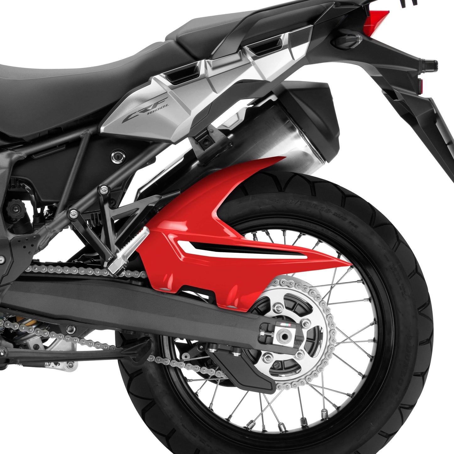 Hugger | Gloss Red | Honda CRF 1000 L Africa Twin 2015>2019 - Bikerr