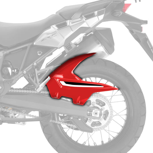 Hugger | Gloss Red | Honda CRF 1000 L Africa Twin 2015>2019 - Bikerr