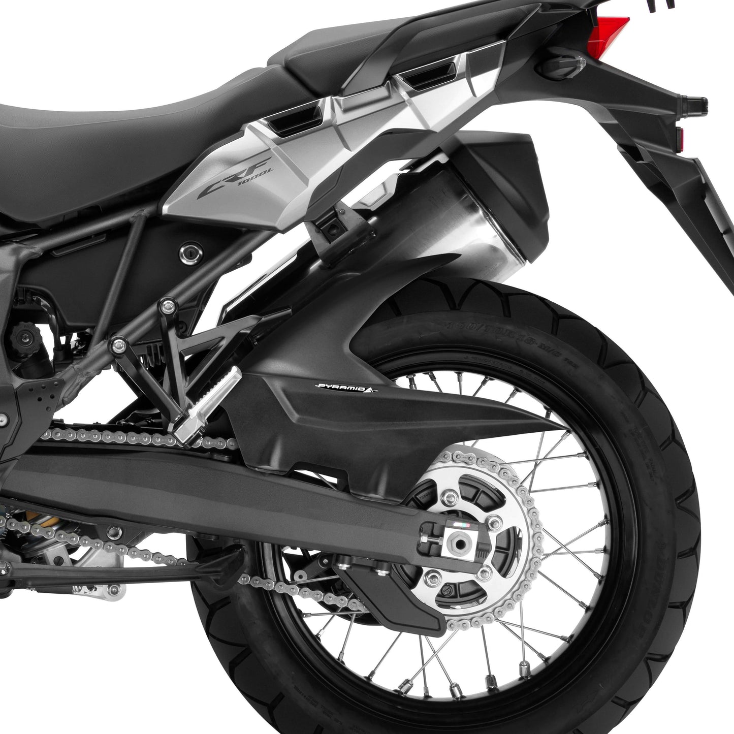 Hugger | Matte Black | Honda CRF 1000 L Africa Twin 2015>2019 - Bikerr