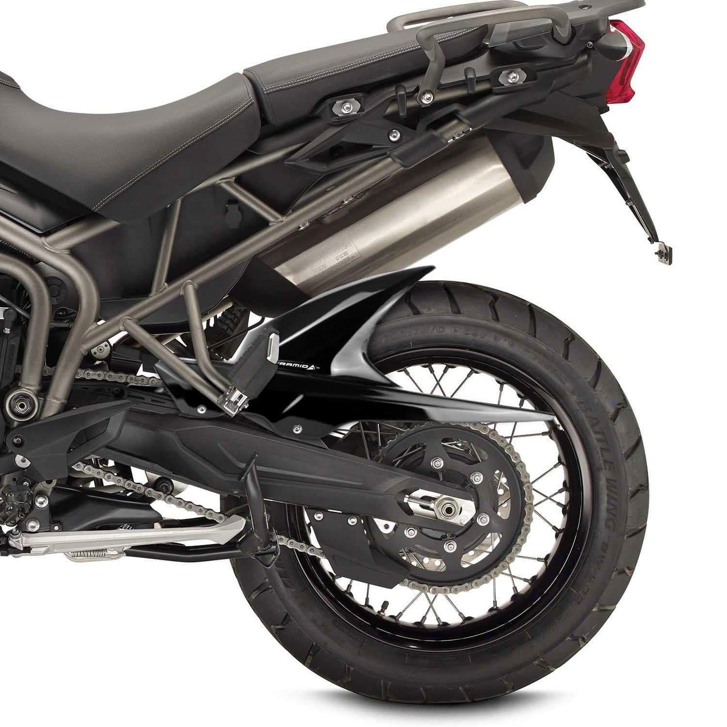 Hugger | Matte Black | Triumph Tiger 800 XC/XCX/XCA/Low 2011> - Bikerr