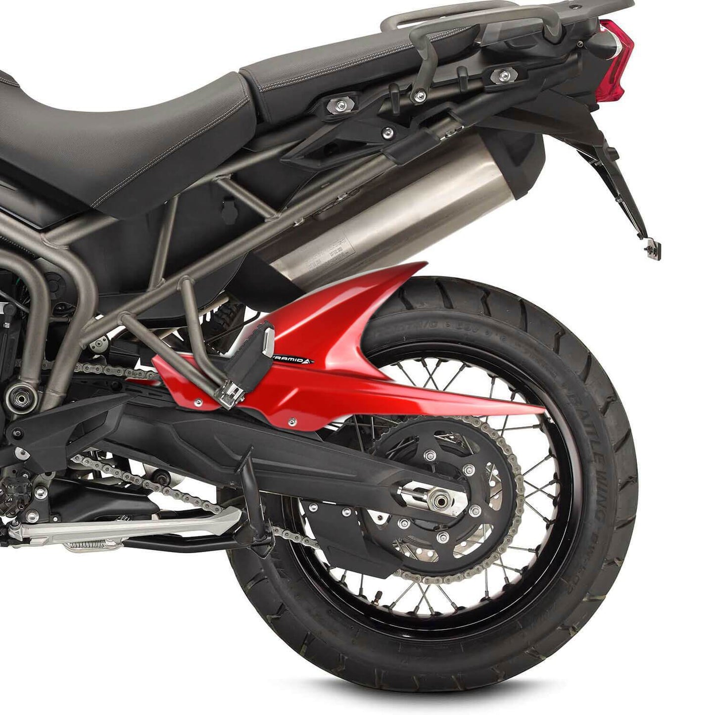 Hugger | Metallic Red (Cranberry Red) | Triumph Tiger 800 XC/XCX/XCA/Low 2011> - Bikerr