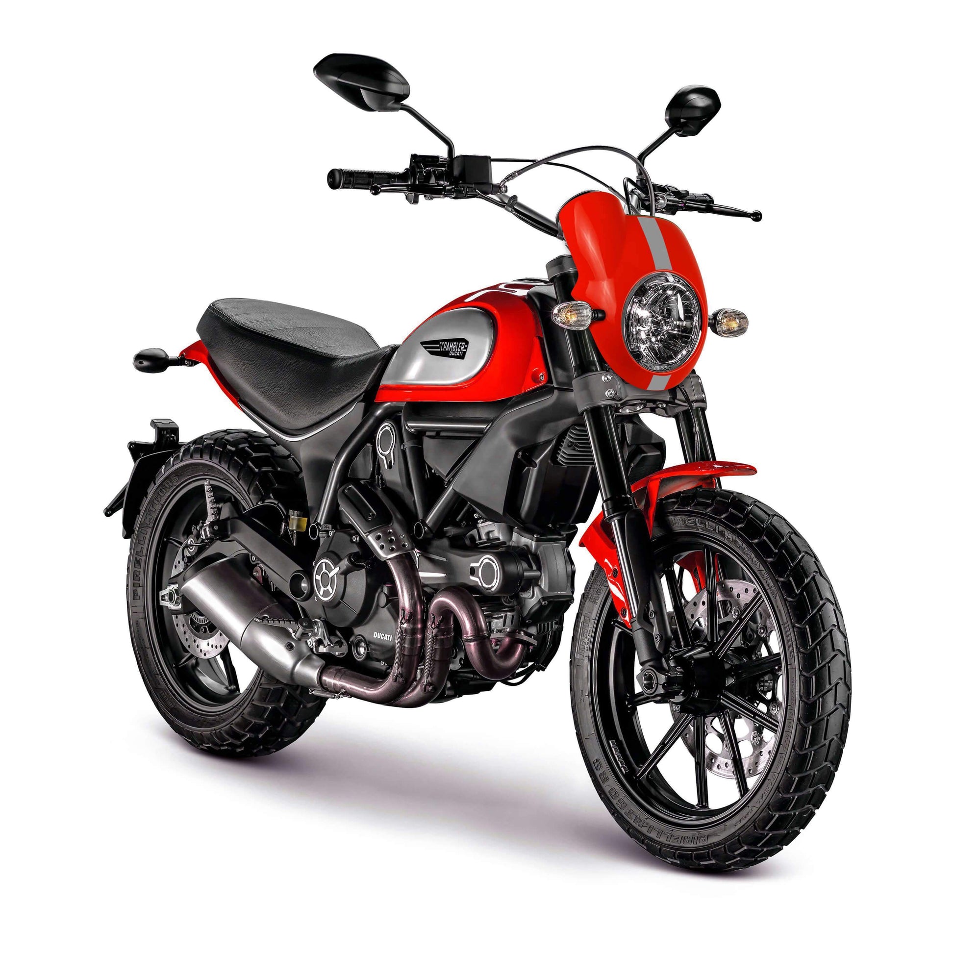 Nose Fairing | Gloss Red ( Red) | Ducati Scrambler Icon 2015> - Bikerr