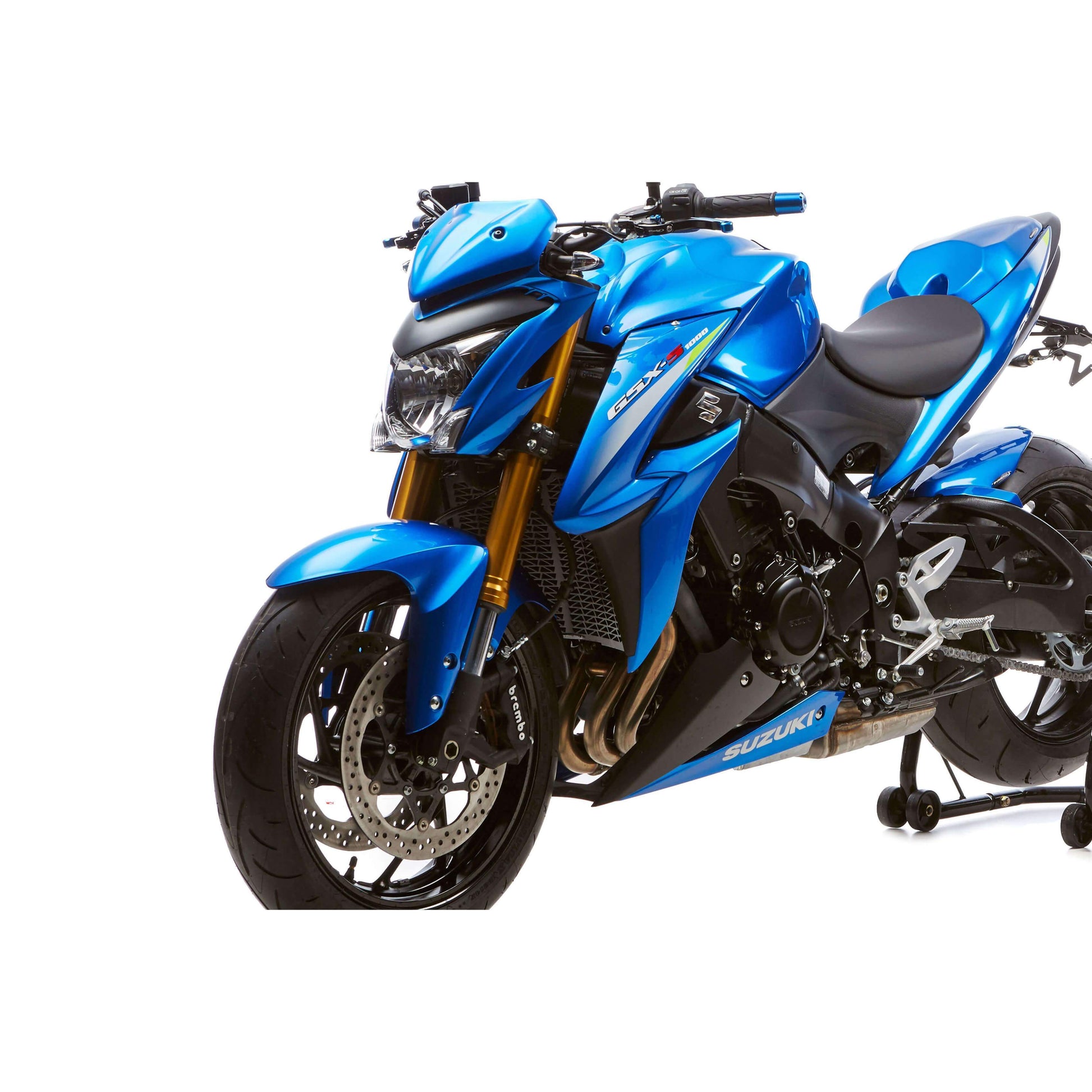 Radiator Guard | Matte Black | Suzuki GSX-S 1000 2015> - Bikerr