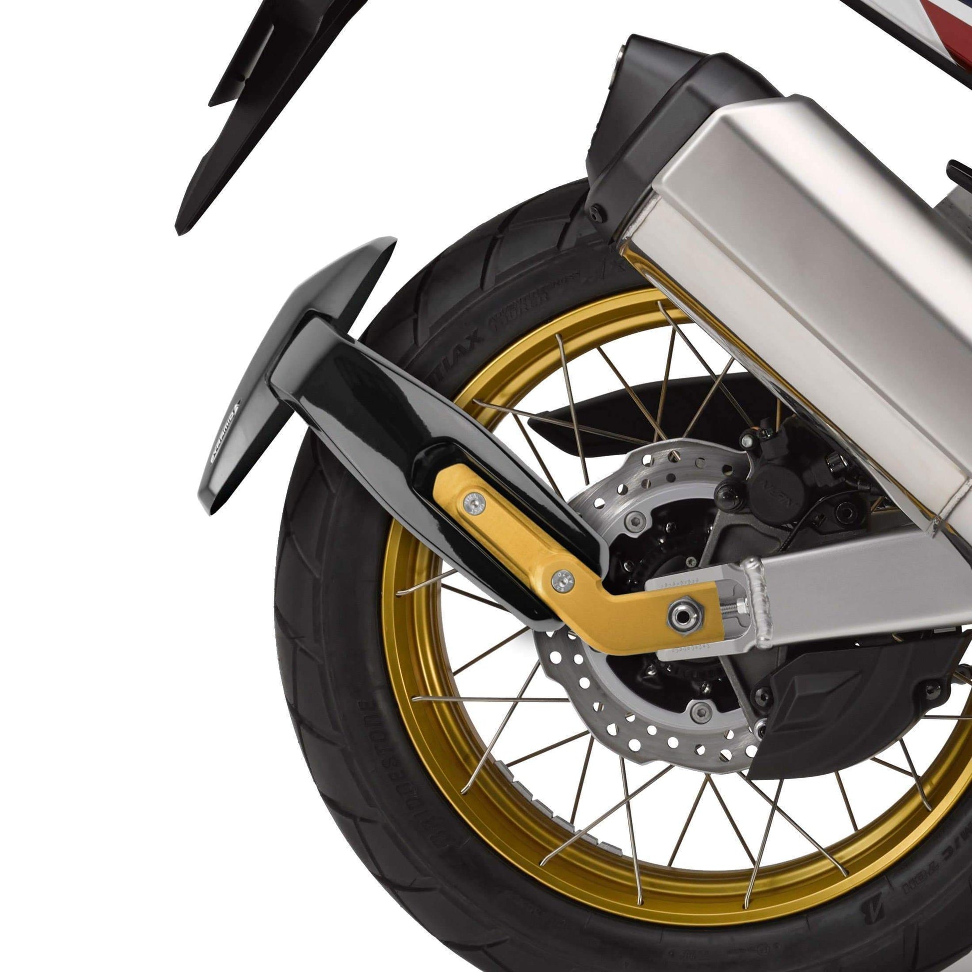 Spray Guard | Gloss Black + Gold Arm | Honda CRF 1000 L Africa Twin 2016>2019 - Bikerr