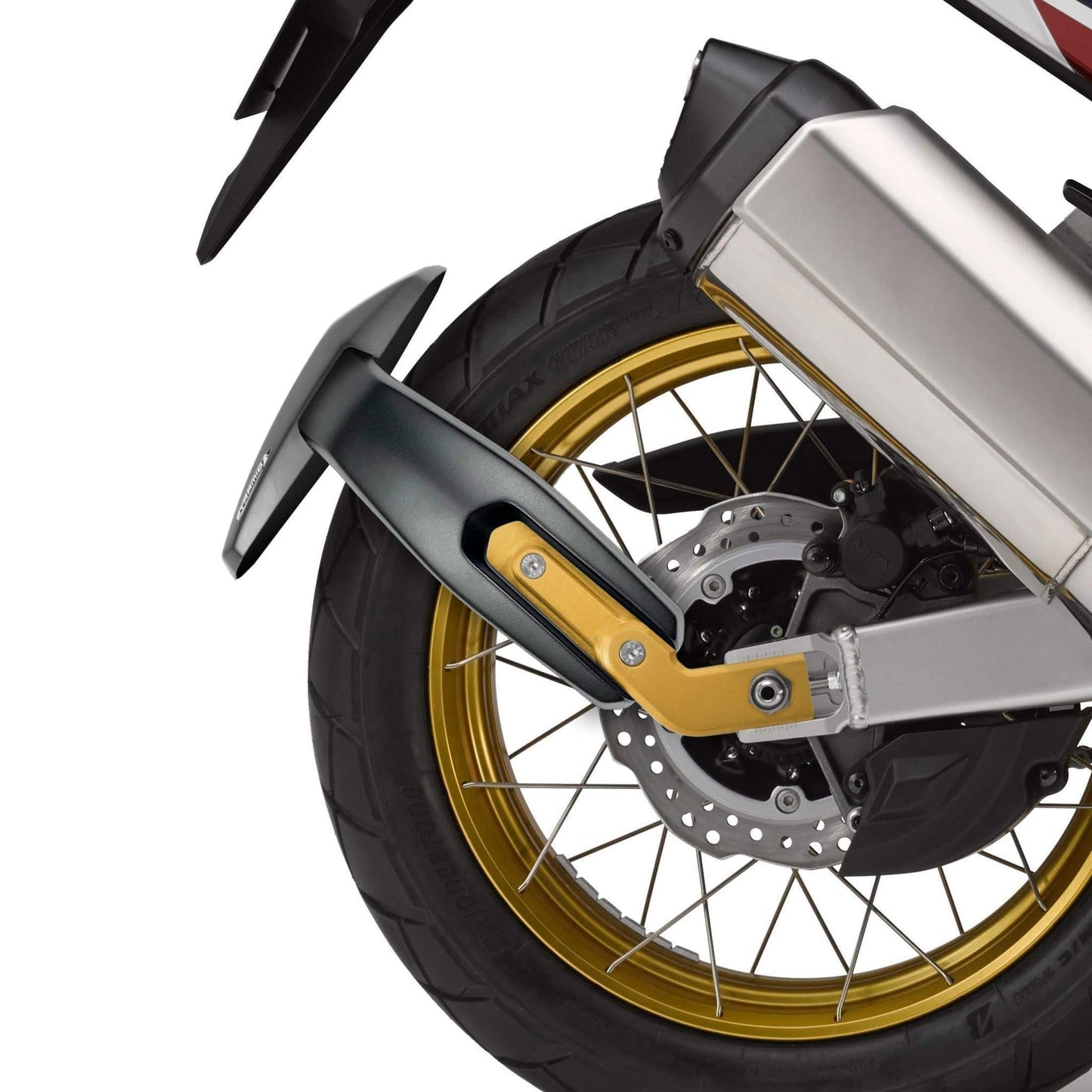 Spray Guard | Matte Black + Gold Arm | Honda CRF 1000 L Africa Twin 2016>2019