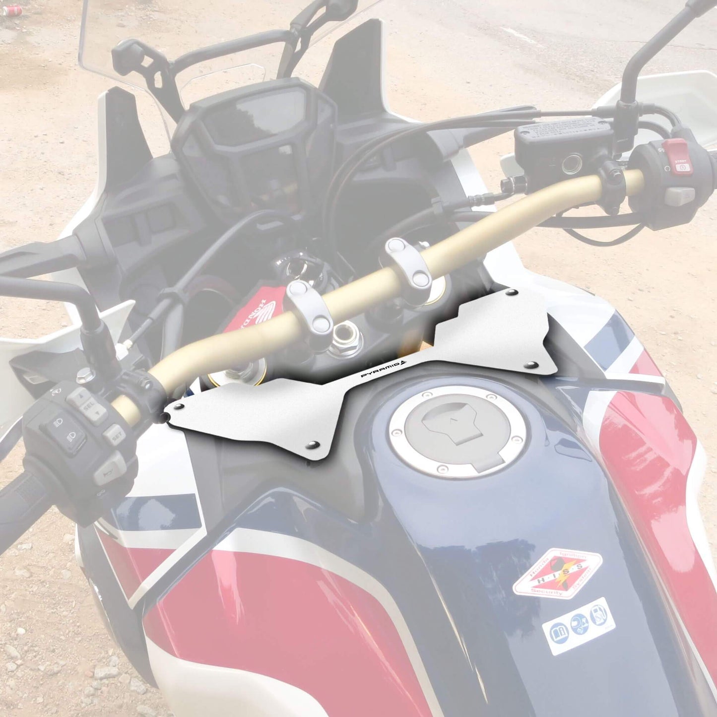 Wind Deflector | White | Honda CRF 1000 L Africa Twin 2015>2019 - Bikerr