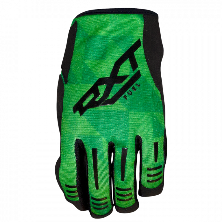 Fuel Mx Junior Green/Black Gloves - Bikerr