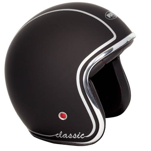 Classic Matt Silver Helmet - Bikerr