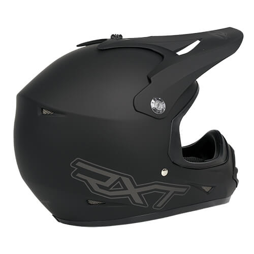 Racer 4 Matt Black Helmet - Bikerr