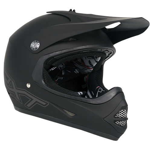 Racer 4 Matt Black Helmet - Bikerr