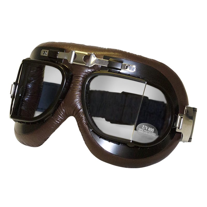 Brown Flying Goggles Brown - Bikerr