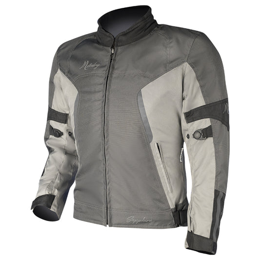 Sapphire Grey/Silver Jacket - Bikerr