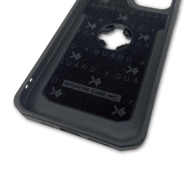 I Phone 12 Mini X Guard Case Carbon Fibre + Infinity Mount - Bikerr