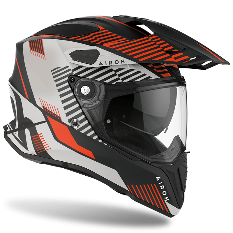 Commander ‘Boost’ Orange Matt Helmet - Bikerr