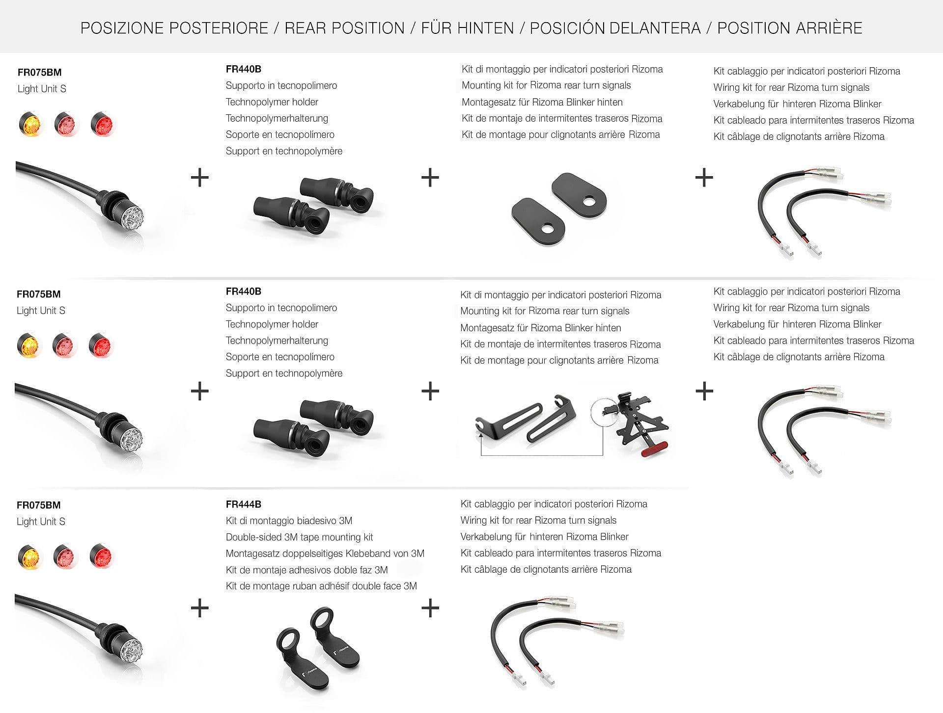 Light Unit S Indicators - Bikerr