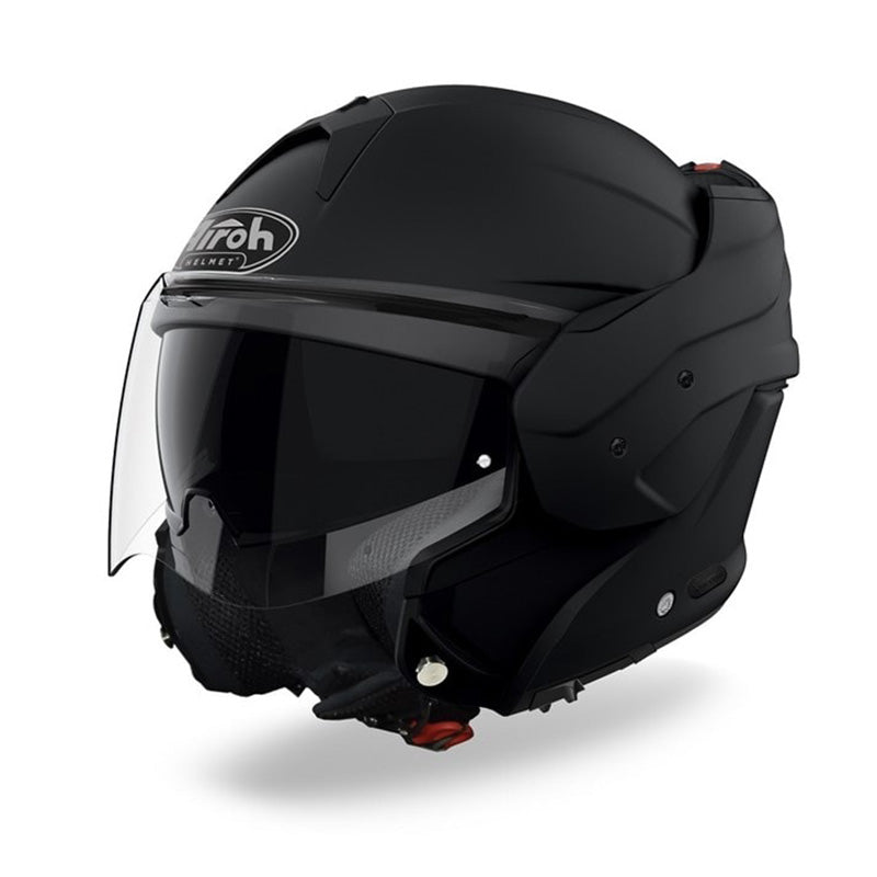 Mathisse Solid Matt Black Helmet - Bikerr