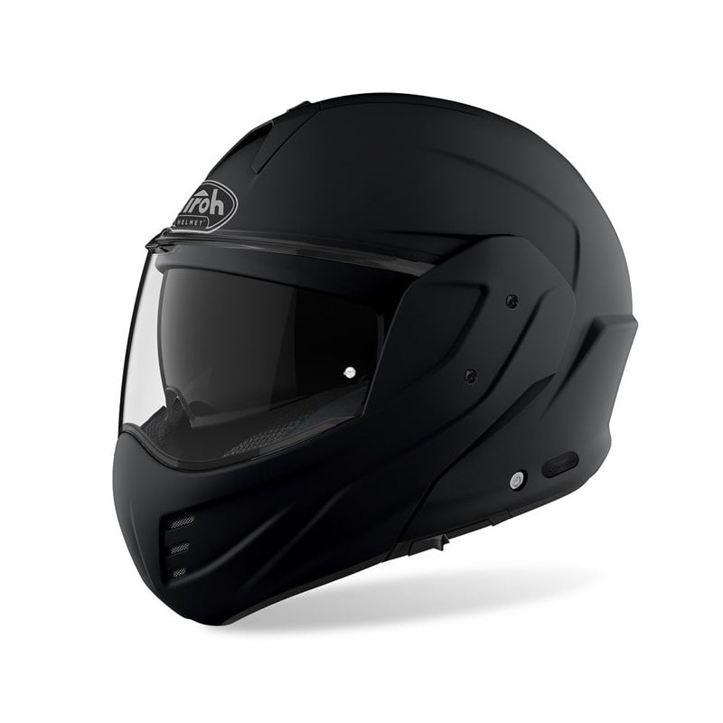 Mathisse Solid Matt Black Helmet - Bikerr