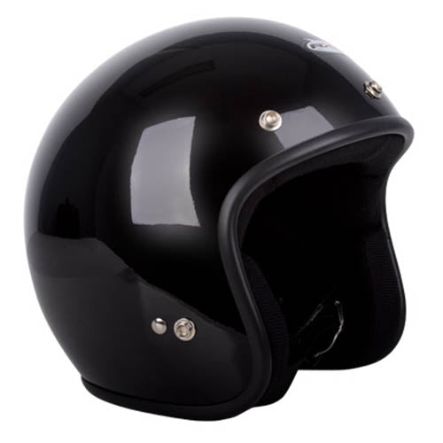 Challenger Openface Black Helmet - Bikerr