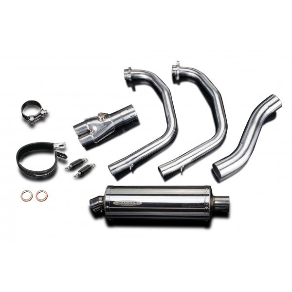 YAMAHA YZF-R3 MT-03 2015-2021 350MM OVAL STAINLESS FULL EXHAUST SYSTEM - Bikerr